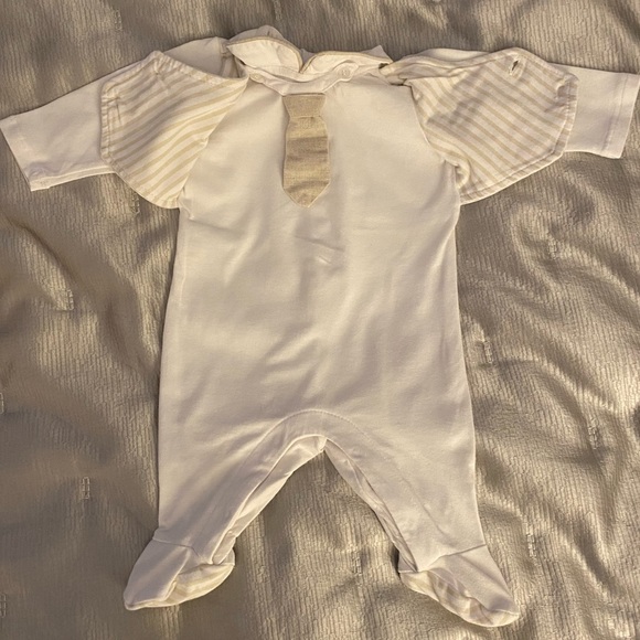 CHICCO Gentleman Baby Boy Footie, vest and detachable tie - Picture 6 of 10